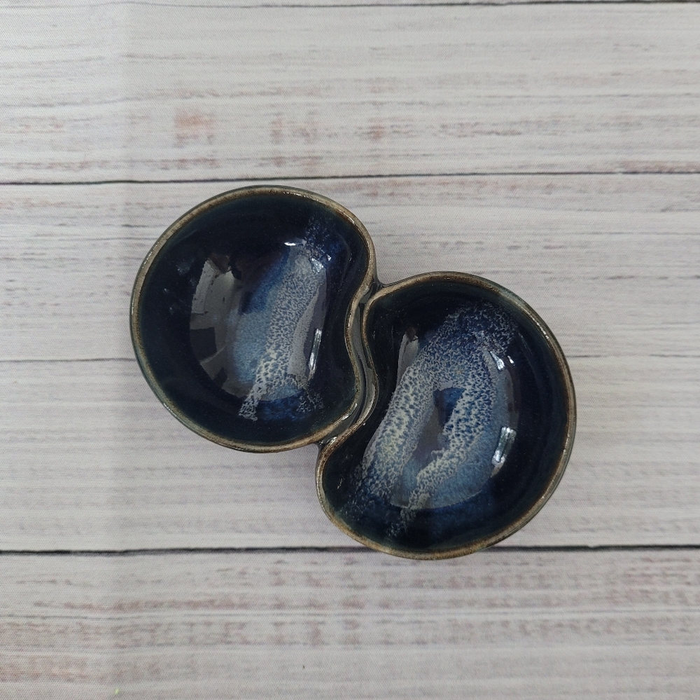 CASCADIA STONEWARE Condiment Ginger Wasabi Sushi Dish One Size